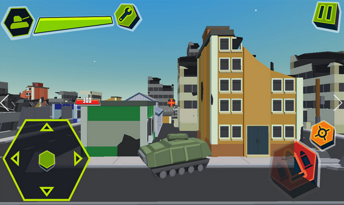 立方坦克�W���3D破解版(Cube Tanks - Blitz War 3D)