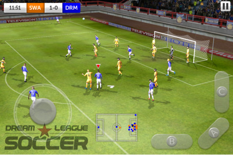 梦幻足球联盟无限金币破解版(Dream League Soccer)